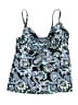 Lands' End Paisley Blue Swimsuit Top Size 4 - photo 1
