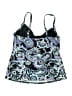 Lands' End Paisley Blue Swimsuit Top Size 4 - photo 2