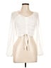Shein Curve Ivory Long Sleeve Blouse Size 12 Plus (0) - photo 1