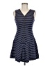 Theory Stripes Blue Casual Dress Size 8 - photo 1