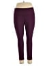 we wander Solid Burgundy Active Pants Size 2X - photo 1