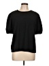Ann Taylor Black Short Sleeve Top Size L - photo 1