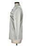 DKNY Metallic Silver Long Sleeve Button-Down Shirt Size 6 - photo 5