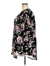 Torrid 100% Polyester Floral Black 3/4 Sleeve Blouse Size 2X Plus (2) - photo 5