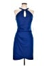 Siena Solid Blue Cocktail Dress Size 10 - photo 1