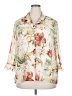 Alfred Dunner 100% Polyester Tropical Ivory 3/4 Sleeve Blouse Size 18 - photo 1