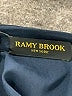 Ramy Brook 100% Polyester Solid Blue Black Cocktail Dress Size 2 - photo 7