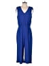 Eliza J Solid Blue Jumpsuit Size M - photo 1
