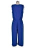 Eliza J Solid Blue Jumpsuit Size M - photo 2