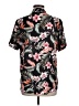 Assorted Brands Tropical Black Short Sleeve Blouse Size M - photo 2