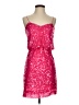Aqua 100% Polyester Stars Pink Cocktail Dress Size 2 - photo 1