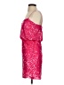 Aqua 100% Polyester Stars Pink Cocktail Dress Size 2 - photo 5
