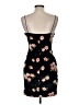 Aqua Floral Black Cocktail Dress Size M - photo 2