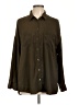 Express 100% Polyester Brown Long Sleeve Blouse Size L - photo 1