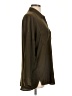 Express 100% Polyester Brown Long Sleeve Blouse Size L - photo 4