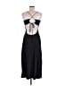 Assorted Brands Solid Black Cocktail Dress Size M - photo 2