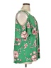 Naif Green Short Sleeve Blouse Size 1X - photo 4