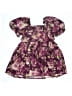 Iris & Ivy 100% Polyester Floral Purple Dress Size 3 - photo 2