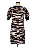 Unbranded Animal Print Black Casual Dress Size XS (estimated) - photo 1