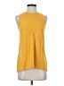 Athleta 100% Nylon Yellow Sleeveless T-Shirt Size S - photo 1