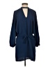 Amanda Uprichard 100% Polyester Blue Casual Dress Size P (petite) - photo 1