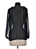 2 Hearts 100% Polyester Polka Dots Black 3/4 Sleeve Blouse Size M - photo 2