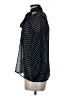 2 Hearts 100% Polyester Polka Dots Black 3/4 Sleeve Blouse Size M - photo 5