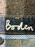 Boden Chevron-herringbone Blue Jeans Size 4 - photo 4