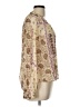 Zara Tan Long Sleeve Blouse Size L - photo 4
