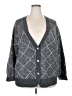 Torrid Argyle Gray Cardigan Size 2X Plus (2) - photo 1