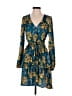 Louna 100% Polyester Paisley Teal Casual Dress Size XS - photo 1