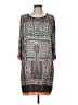 M.S.S.P. 100% Polyester Graphic Gray Casual Dress One size (estimated) - photo 1
