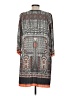 M.S.S.P. 100% Polyester Graphic Gray Casual Dress One size (estimated) - photo 2