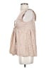 Theory Tan Sleeveless Silk Top Size S - photo 5