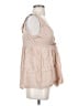 Theory Tan Sleeveless Silk Top Size S - photo 4