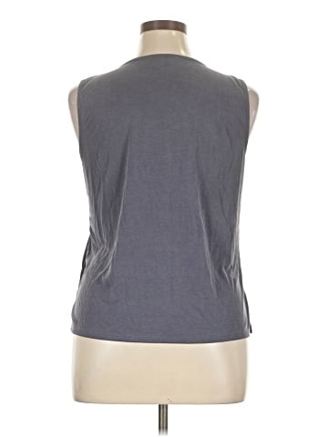 Green Envelope Sleeveless T-Shirt (view 2)