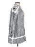 Hazel 100% Rayon Silver Long Sleeve Blouse Size S - photo 4