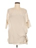 Gold Hawk Ivory 3/4 Sleeve Blouse Size M - photo 1