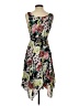 CAbi 100% Rayon Floral Black Cocktail Dress Size S - photo 2