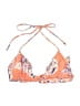 Malai Floral Orange Swimsuit Top Size S - photo 1