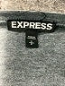 Express Solid Gray Casual Dress Size S - photo 7