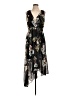 INC International Concepts 100% Polyester Floral Black Cocktail Dress Size 12 - photo 1
