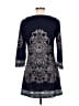 Papillon Paisley Blue Casual Dress Size M - photo 2