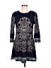 Papillon Paisley Blue Casual Dress Size M - photo 1