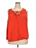 Elle 100% Rayon Orange Sleeveless Blouse Size 2X - photo 1