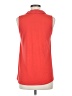 Unbranded Red Sleeveless Button-Down Shirt Size L - photo 2