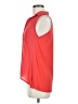 Unbranded Red Sleeveless Button-Down Shirt Size L - photo 5