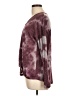 Como Vintage Tie-dye Burgundy Long Sleeve Top Size L - photo 5