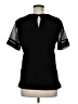 Banana Republic Solid Black Short Sleeve Top Size M - photo 2