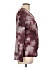 Como Vintage Tie-dye Burgundy Long Sleeve Top Size L - photo 4